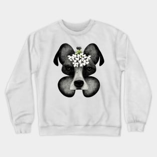 Flowering Dog Series Crewneck Sweatshirt